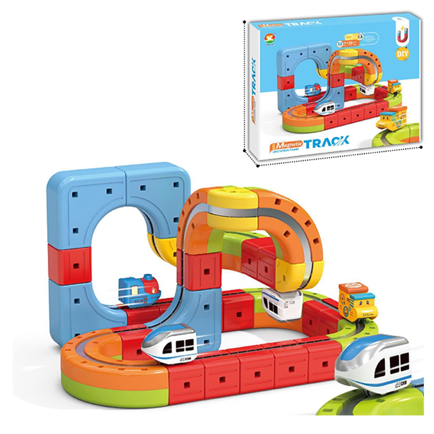 Amazon.co.jp: 【2025新登場】磁カ ブロックセット キューブ STEAM教育