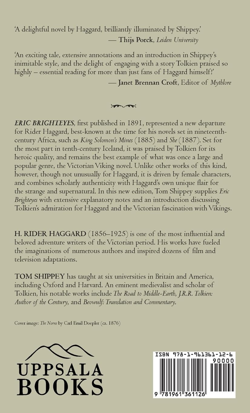The Saga of Eric Brighteyes (Ed. Tom Shippey - Uppsala Books)