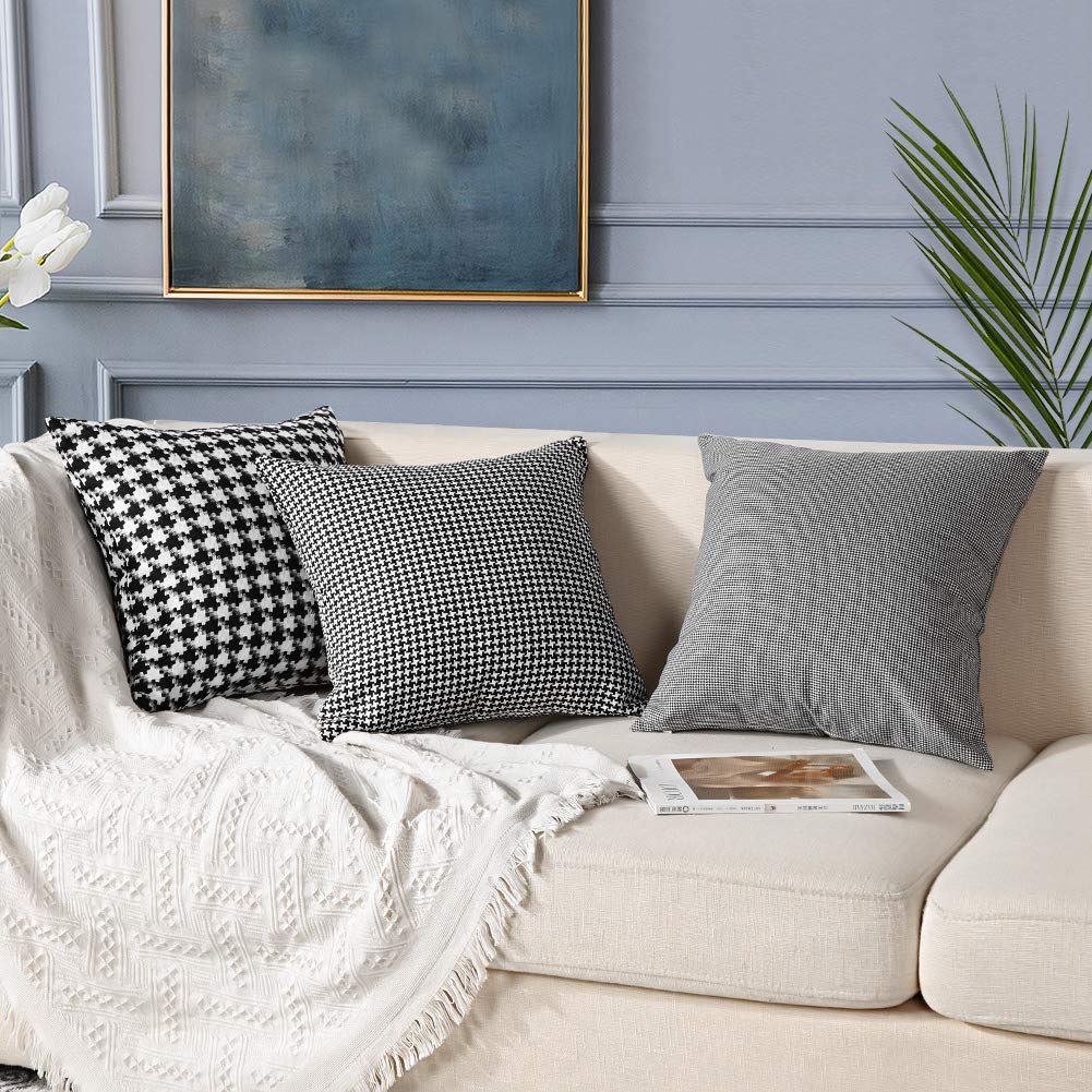LUOYEHK Set di 2 federe decorative per cuscino