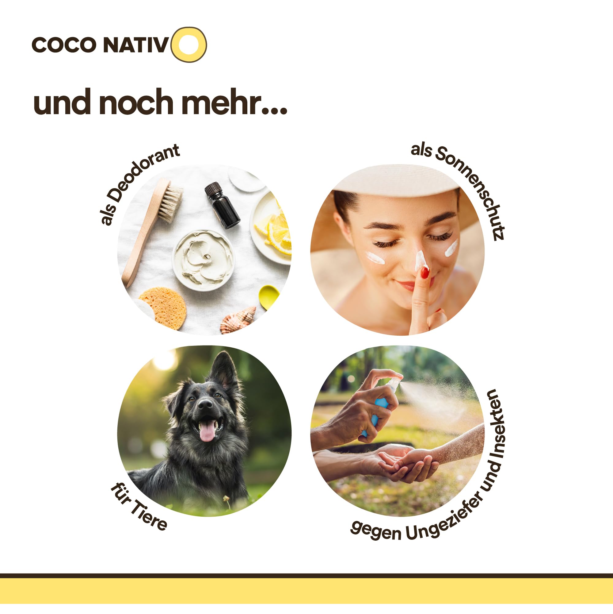 Kokosöl Bio CocoNativo Geschmacksneutral (desodoriert) - Coconut oil 1000mL (1L) - Bio Kokosfett, Kokosnussöl, Premium, Nativ, Kaltgepresst, Rohkostqualität - zum Kochen und Backen, für Haare und Haut