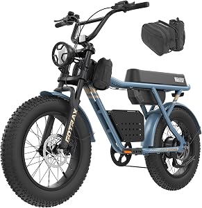 Gotrax R7 20" Electric Bike for Adult, 750W Peak Motor, 45 Miles Range
