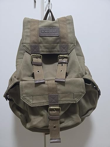 Amazon.co.jp: Gootium リュックサック キャンバス レトロ 1〜2泊旅行