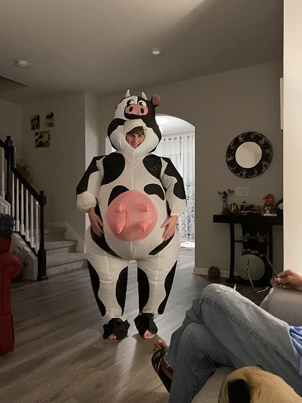 Best Price Adult Inflatable Cow Halloween Costume Joyfy