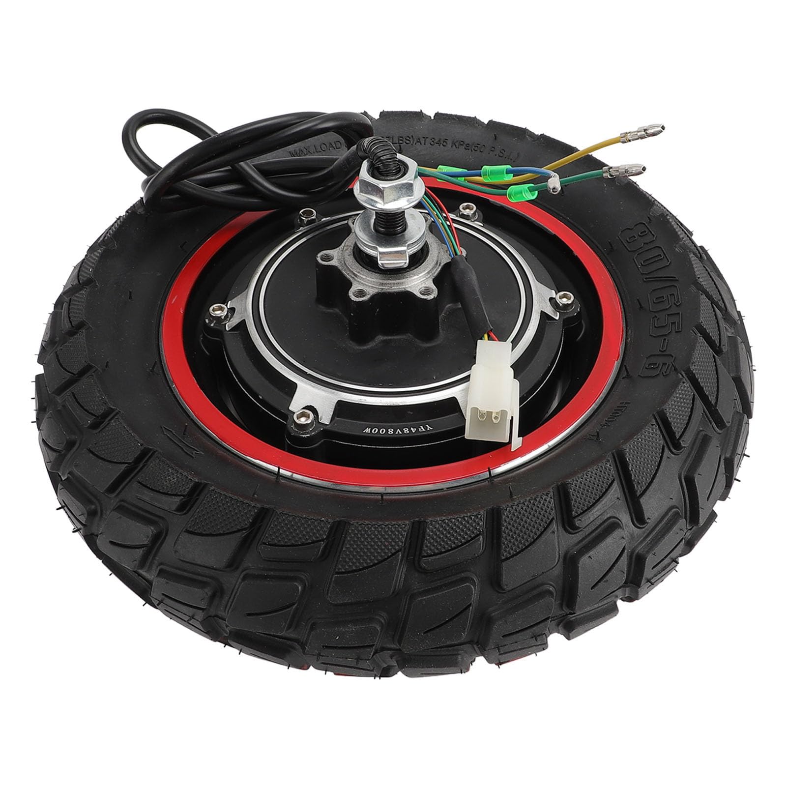 48V 800W 10 Inch Electric Scooter Rear Wheel Hub Motor, Complete Replacement with Tire for M4/M4 Pro Electric Scooter