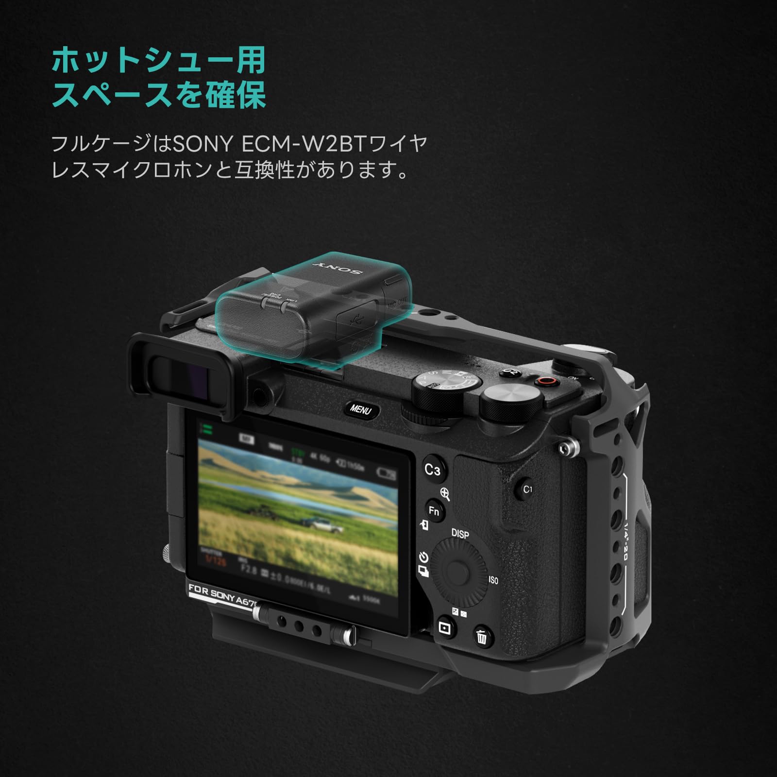 Amazon.co.jp: TILTA フルカメラケージソニーA6700対応、アルカ