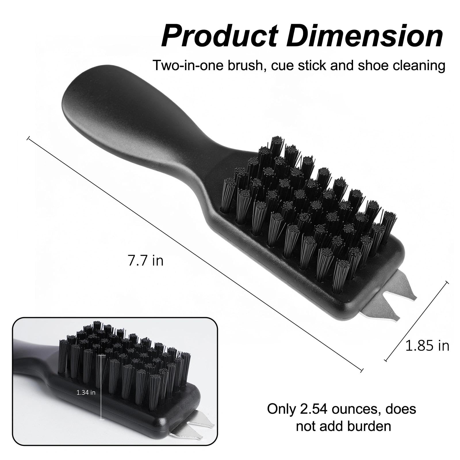 HH-Eason Reinigungsbürste für Golfschläger und Golfschuhe, langlebig, Griff zum Entfernen von Schmutz und Schlamm, Shoe Brush and Club Brush