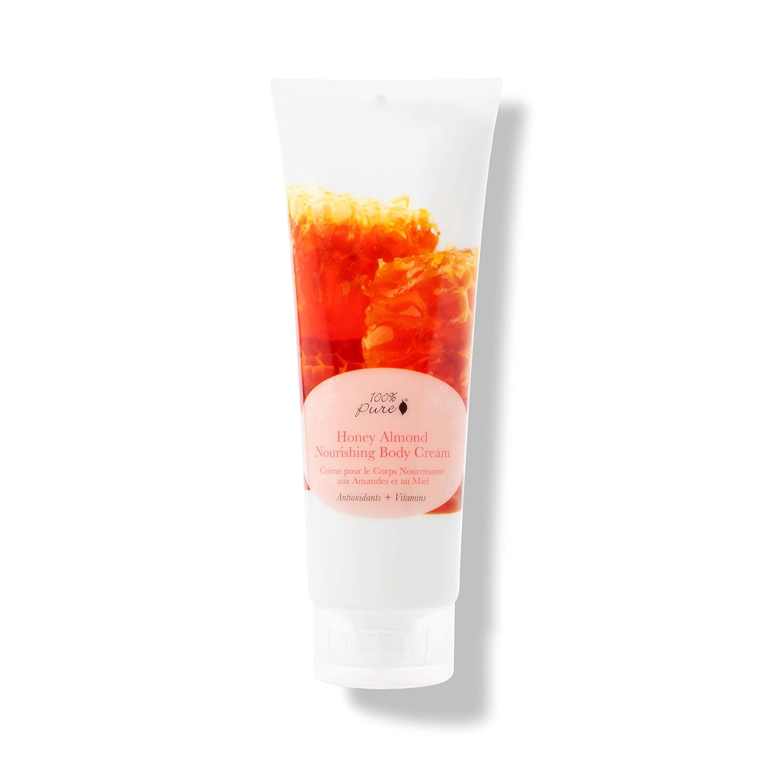 100% PURE Nourishing Body Cream, Honey Almond, Body Lotion for Dry Skin, Anti-Aging, Moisturizing Cocoa Butter, Natural Body Lotion – 8 Fl Oz 100% PURE Nourishing Body Cream, Honey Almond, Body Lotion for Dry Skin, Anti-Aging, Moisturizing Cocoa Butter, Natural Body Lotion – 8 Fl Oz