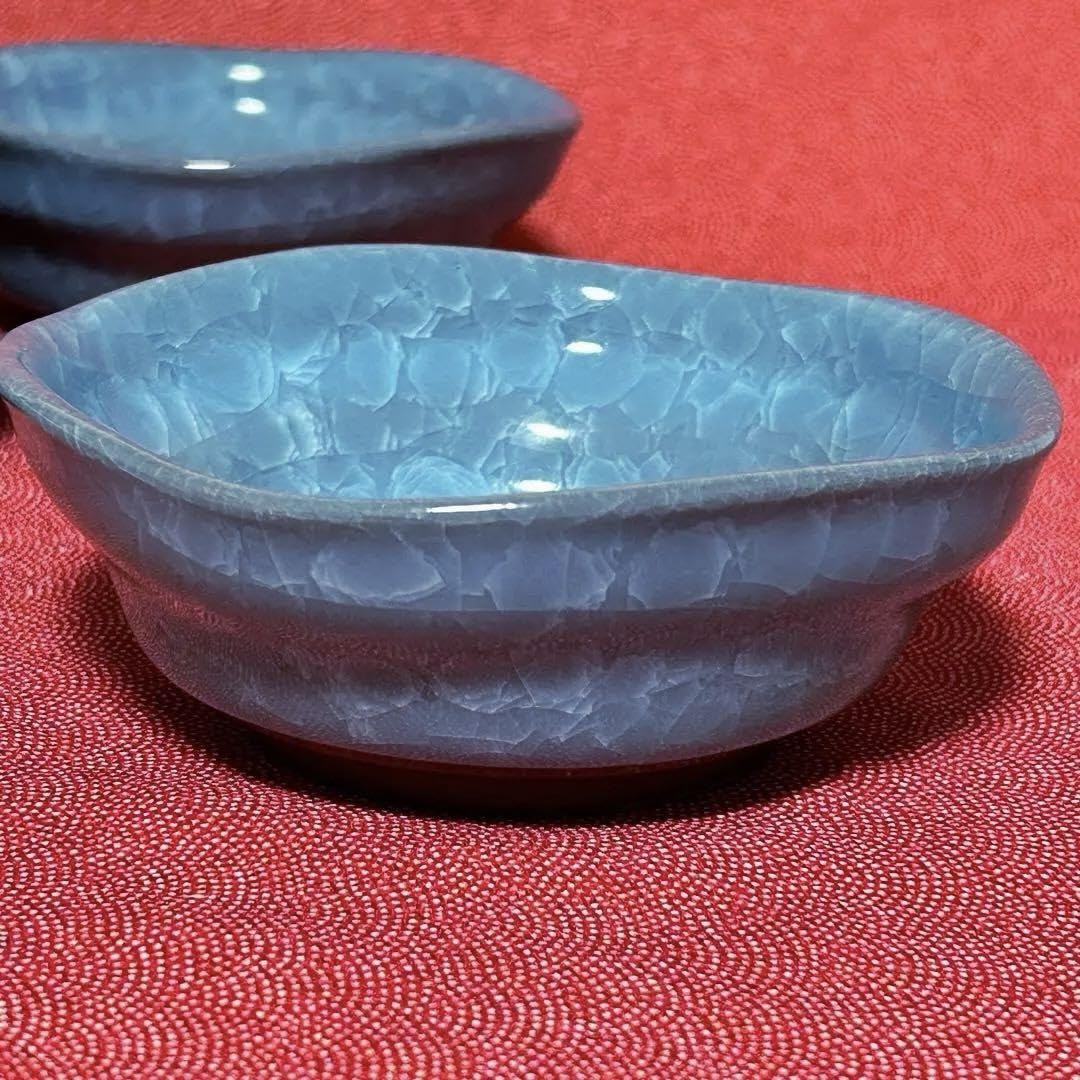 水魚園製 青磁 小皿揃い 6枚 水魚園製 青磁 小皿揃い 6枚 水魚園製 青磁 小皿揃い 6枚