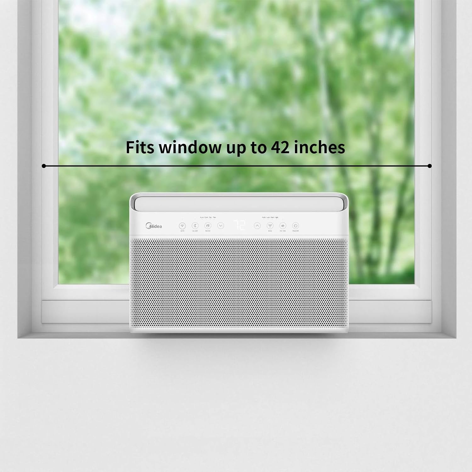Large Window Foam Insulation Side Panel for Midea U Shaped Air Conditioner 13 Inches Extral Long Foam Block Fit for Window Up to 42 inches, Fit with Midea Danby U-Shaped AC (13 Inch Long)