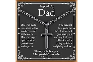 PAERAPAK Cross Necklace Gift Set, Show Your Appreciation and Love for Dad on Father's Day