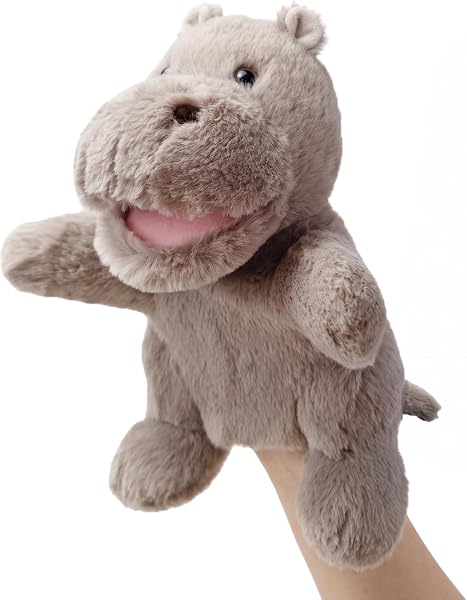 2026 Marionetas de Mano de Animales con Boca Abierta móvil para niños, Lobo, león, etc Contar Historias, enseñar, Preescolar, Regalos de cumpleaños - 1