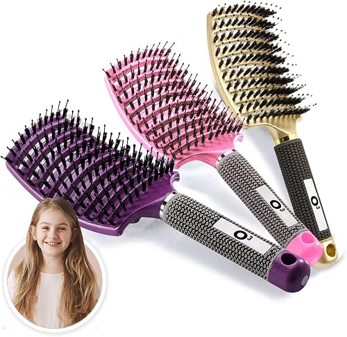 O³ Brosse Cheveux Démêlante Poil de Sanglier 