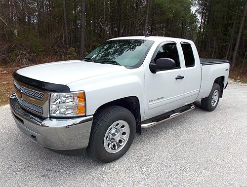 Miniatura 2 de Posapiés barras laterales estribos de acero inoxidable de 3 pulgadas para cabina extendida MaxMate 99-15 CHEVY SILVERADO GMC SIERRA 15002500LD ,