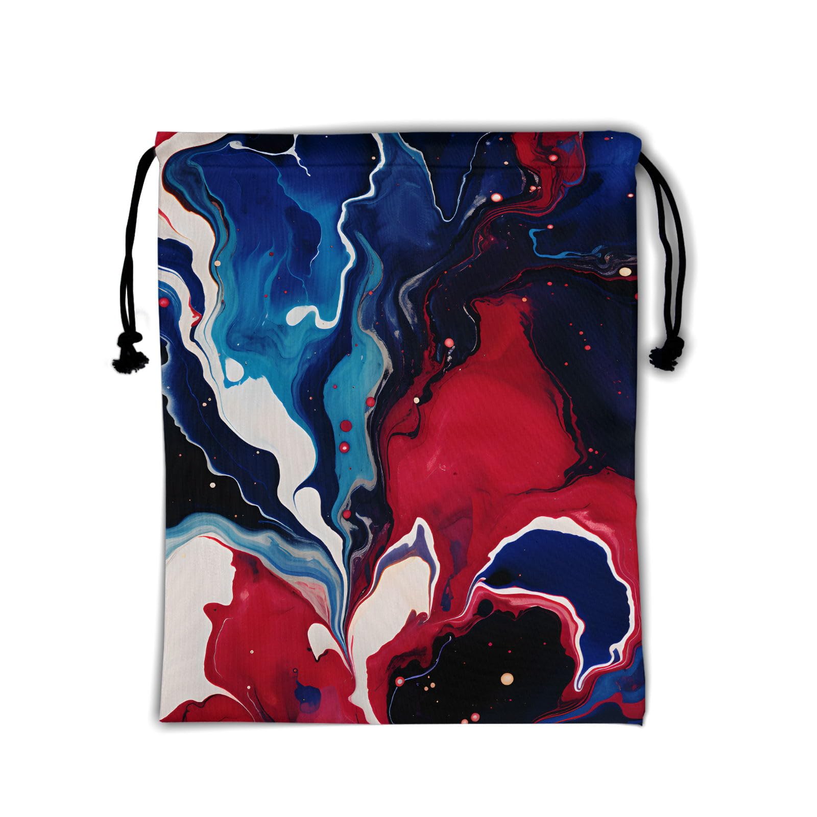 Giwawa Marble Print Gymnastics Grip Bag - Navy Red White Marble Grip Bags for Gymnasts