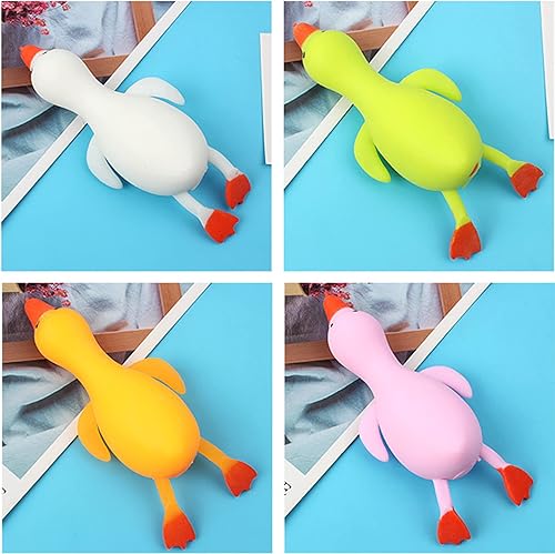 Miniatura 3 de Juguete para liberar el estrés, helado falso de fresa, plátano, melocotones, naranjas, ideal para liberar el estrés para adultos y niños (pato)