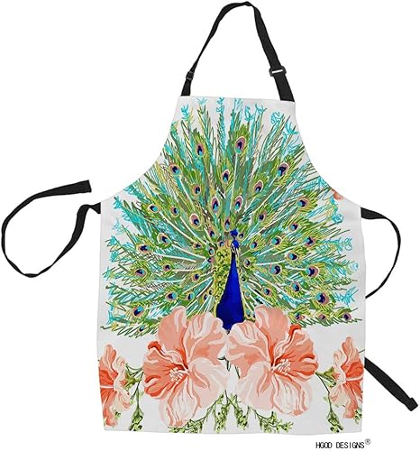 Miniatura 8 de HGOD DESIGNS Delantal de cocina de pingüinos con lindos bocetos de pingüinos para bebés y padres, para mujeres y hombres, babero ajustable para el