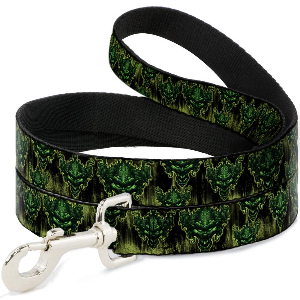 Correa para perro Buckle-Down de 3,8 cm: evita tirones molestos con sus 4 pies y diseño Evil Clown