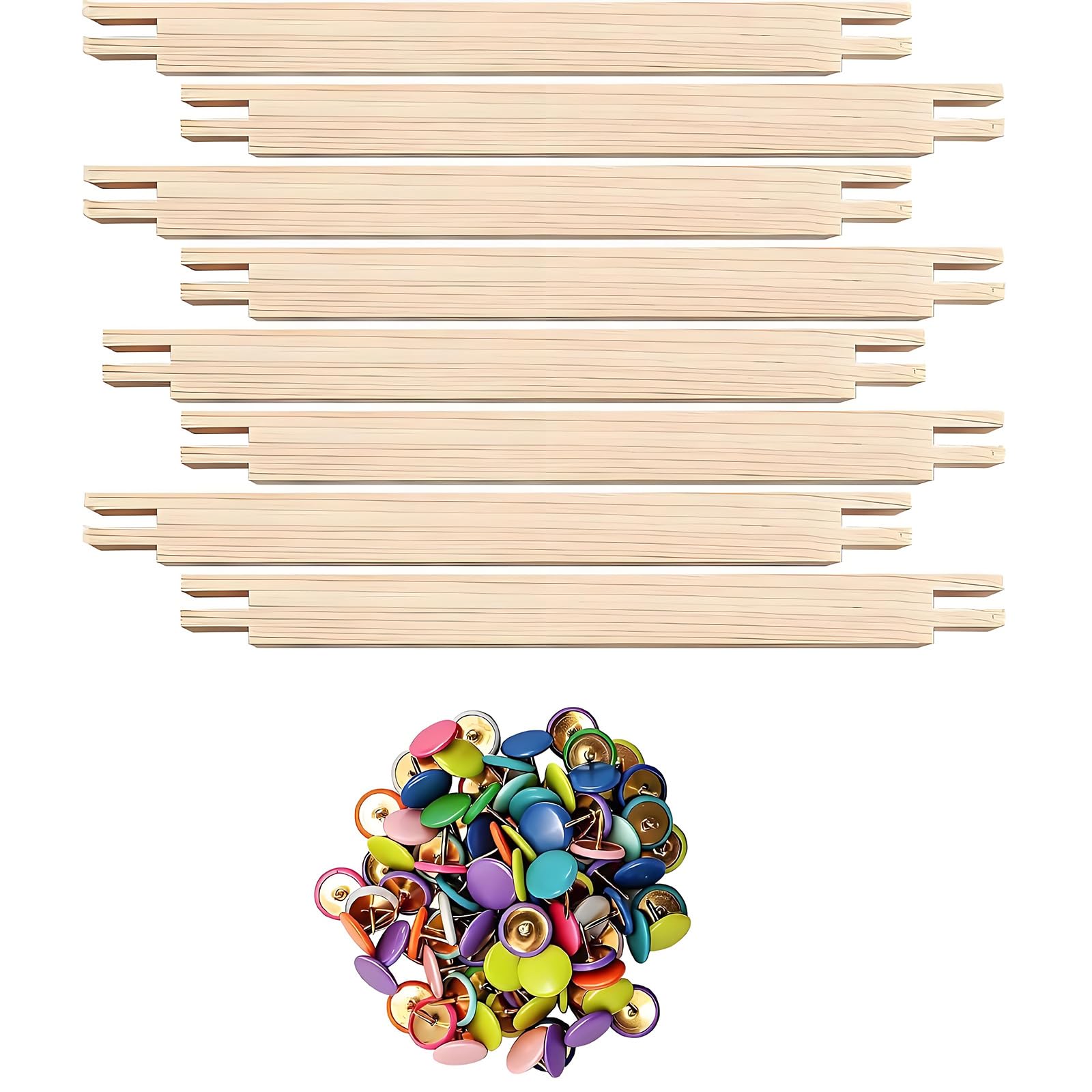 Multipurpose Round Wood Embroidery Hoop Set with Assorted Pin Ideal for Painting Quilting and Stitching Sewing and Embroidery Set