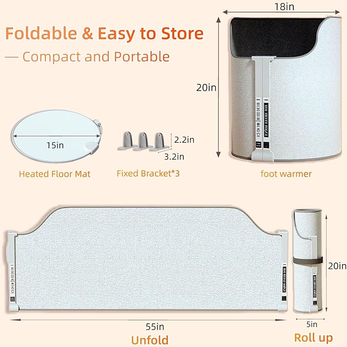 Calefactor Eléctrico Portátil Panel 150W 120V miniatura 2