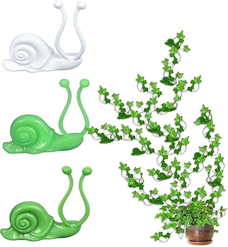 50 clips de pared para plantas gancho de fijación invisible autoadhesivo para decoración de pared y jardín