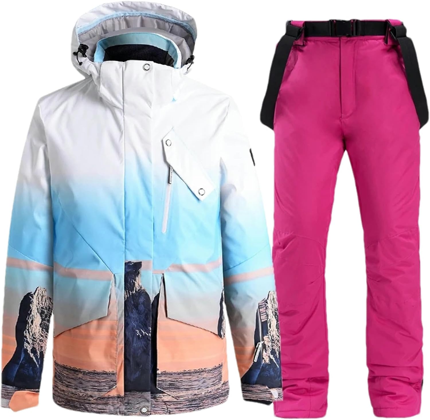 Men Snow Wear Suit Sets Snowboarding Suit Ski Clothes Ski Jacket Pant