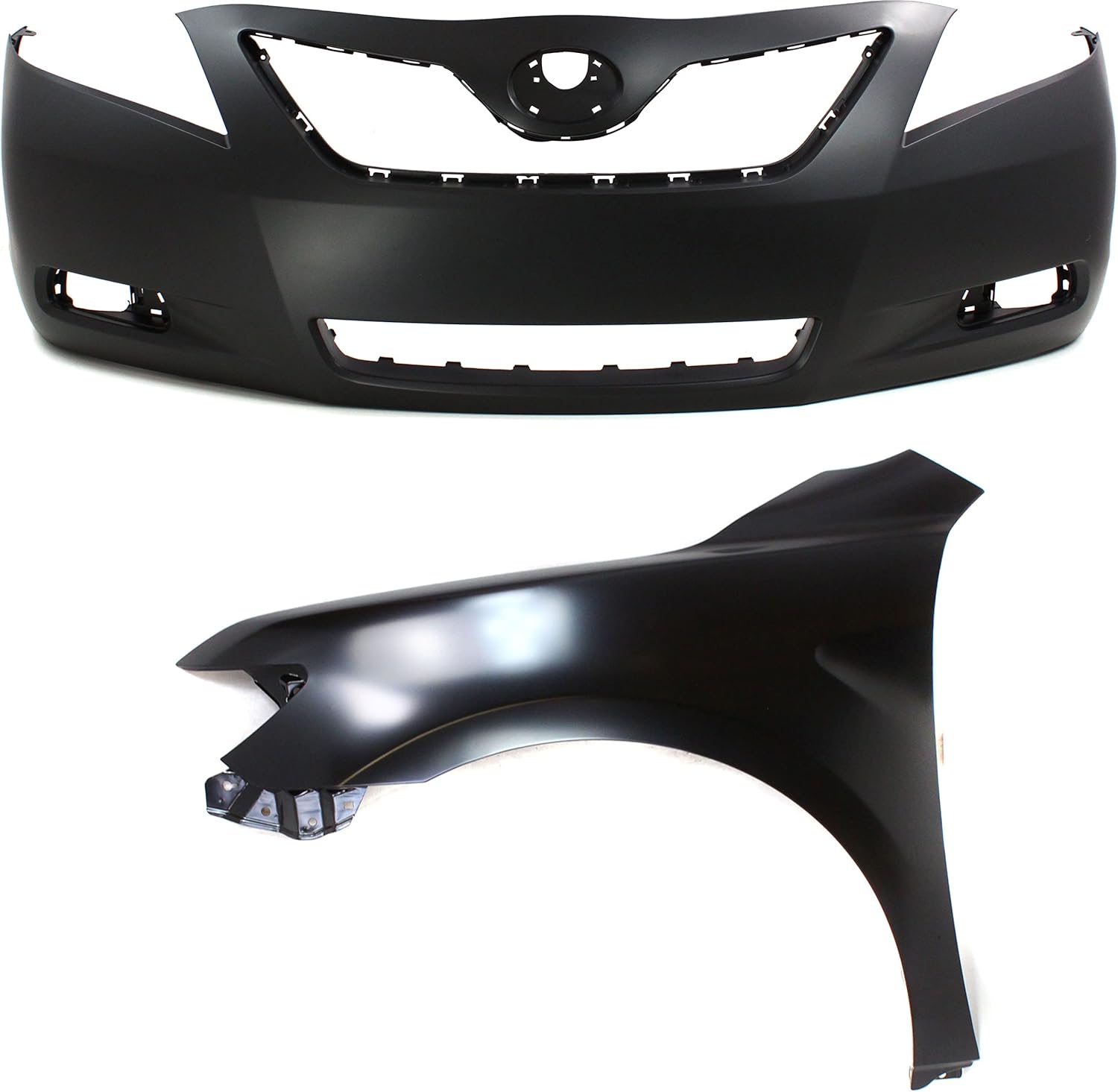 Garage-Pro Bumper Cover KIT Compatible with Toyota Camry 2007-2009 USA Built Vehicle Primed Front
