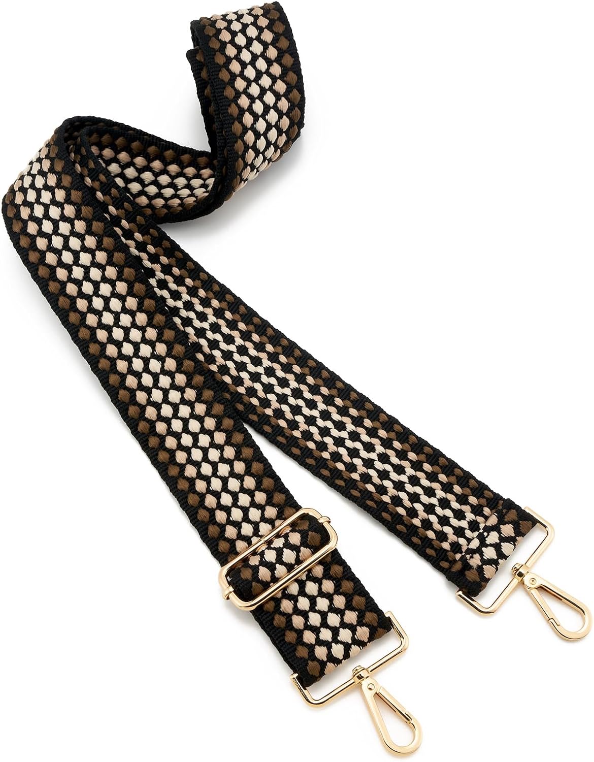 Wide Shoulder Strap Adjustable Replacement Belt Guitar Style Crossbody Bag Handbag Strap Multicolor Canvas Straps(Wide:2in)(Color31) - Image 2