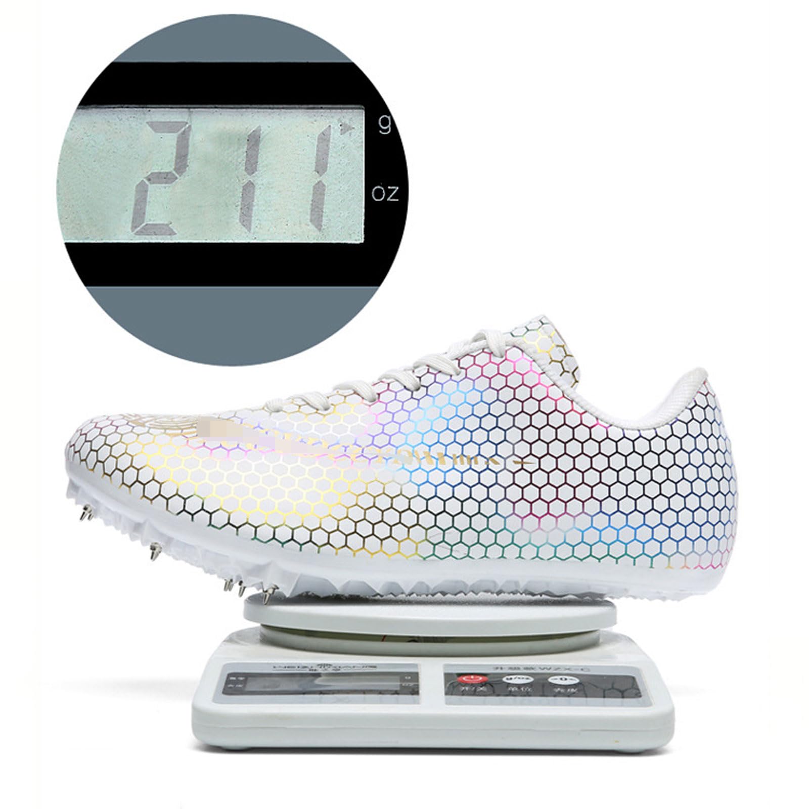 Zapatillas De Correr con Clavos Zapatillas De Atletismo con Clavos Zapatillas Deportivas con Clavos De,CóModas Resistencia Resistente Al Desgaste Antideslizantes para Hombres Y Mujeres