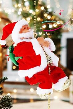 Beys s Y lba  S s  T rmanan Noel Baba M zikli Hareketli Zincirli Dekor