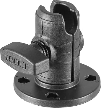 iBOLT Composite 2.5i Single Socket Arm with Circular AMPs Pattern Drill Base for All Industry Standard 1-inch / 25mm / B Size Ball Adapters
