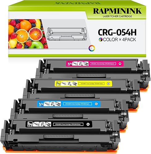 Cartucho de tóner compatible con Canon 054 054H de alto rendimiento para uso con impresoras Canon Color imageCLASS MF642Cdw MF644Cdw MF640C