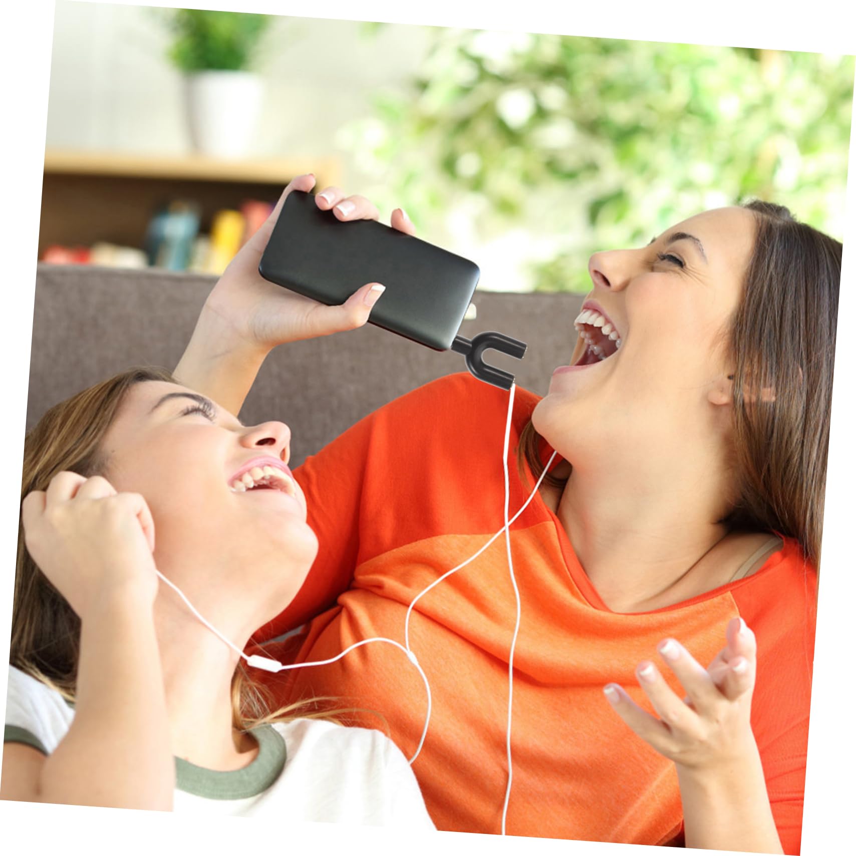 Mikikit 30pezzi u Shape Headphone Adapter y Splitter Per Cuffie Adattatore Audio Per Dispositivi e Facile Usare e