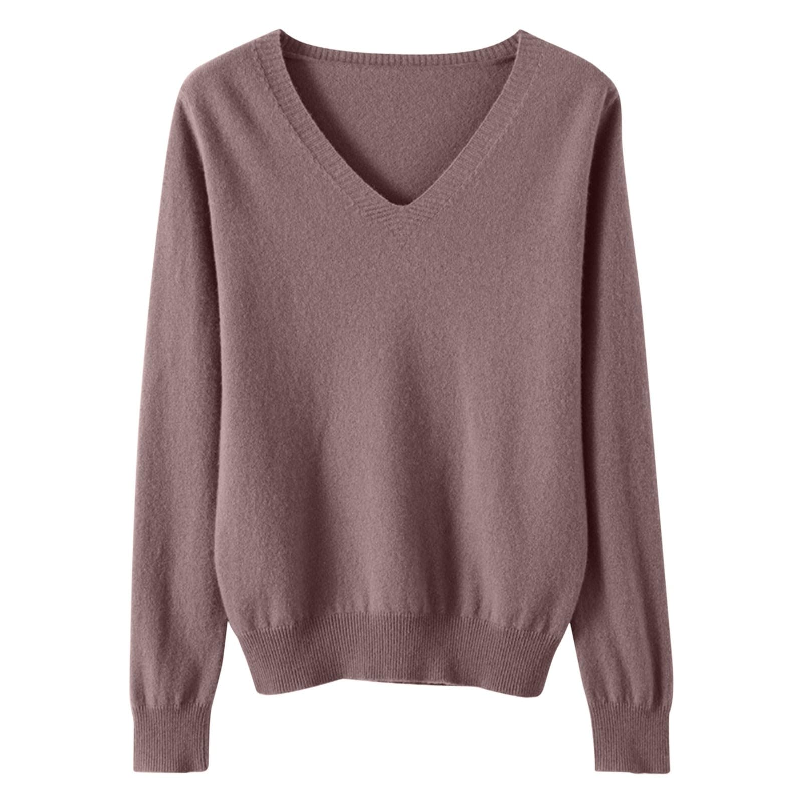 Pullover Sweaters for Women Winter Casual Soft Crewneck Cable Knit Cropped Sweater Cozy Long Sleeve Cute Sweaters