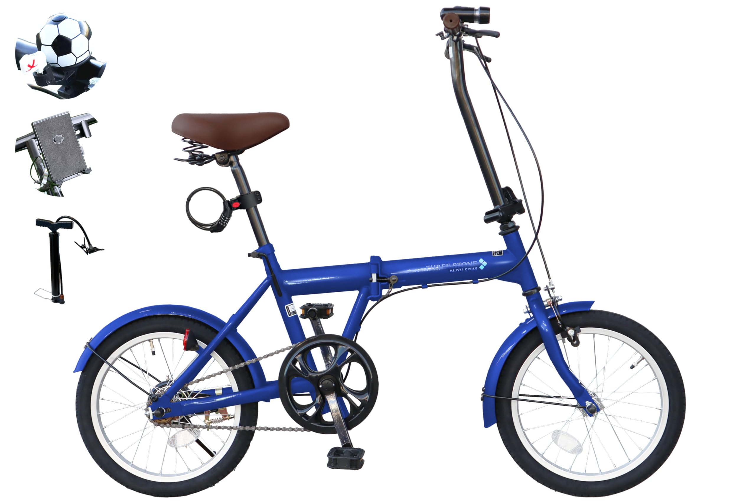 Amazon | AIJYU CYCLE 折りたたみ自転車 16 インチ 軽量 ミニベロ