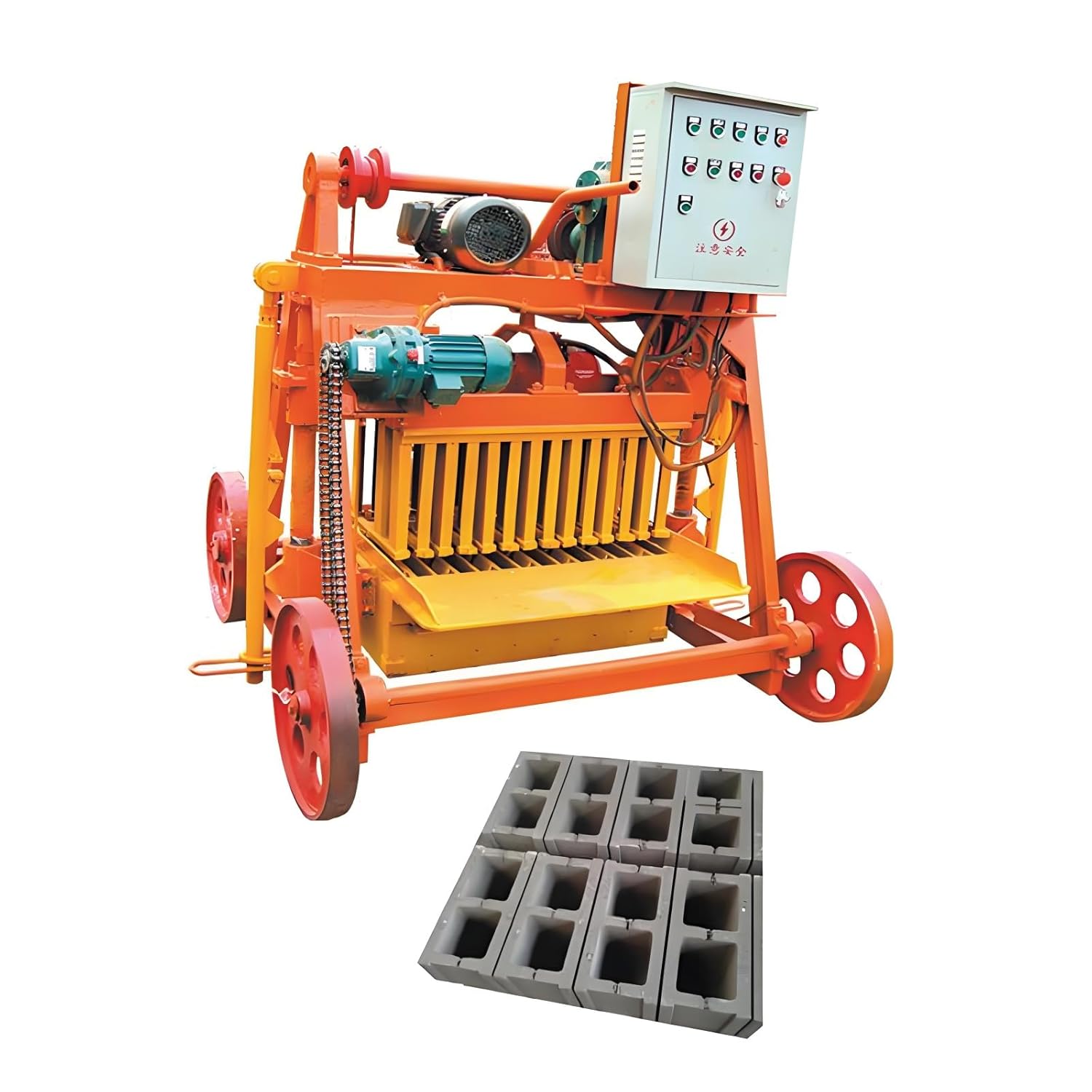 Solid Block Making Machine Concrete Interlocking Paving Brick Maker Stable Performance for Long Term Construction Applications