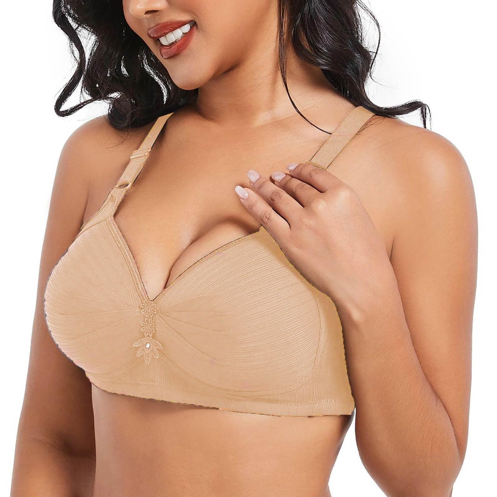 Lot 3 Soutien Gorge avec Armature Femme Sexy, Brassière Femme Dentelle,Soutien-Gorge Couleurs Pures Lingerie Française Bralette Casual a La Mode Classique de Base Bra