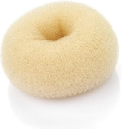 Beaute Galleria - Moño para hacer moños para el cabello, estilo anillo, de malla, moño, ballet (Mini, beigerubio)