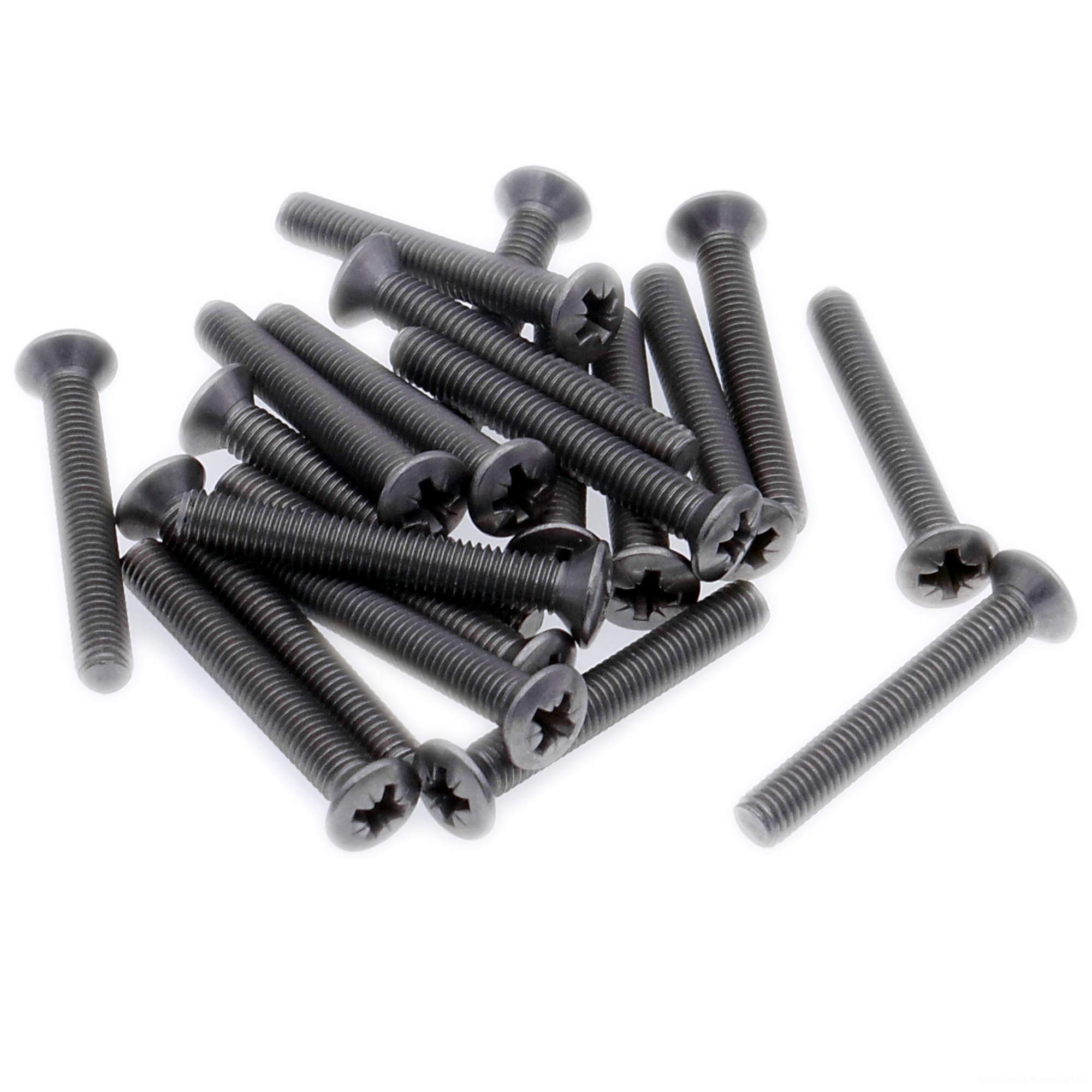 Singularity Supplies M4 (4Mm X 6Mm) Pozi Raised Countersunk Machine Screw (Bolt) - Stainless Steel (A2) (Pack Of 20)