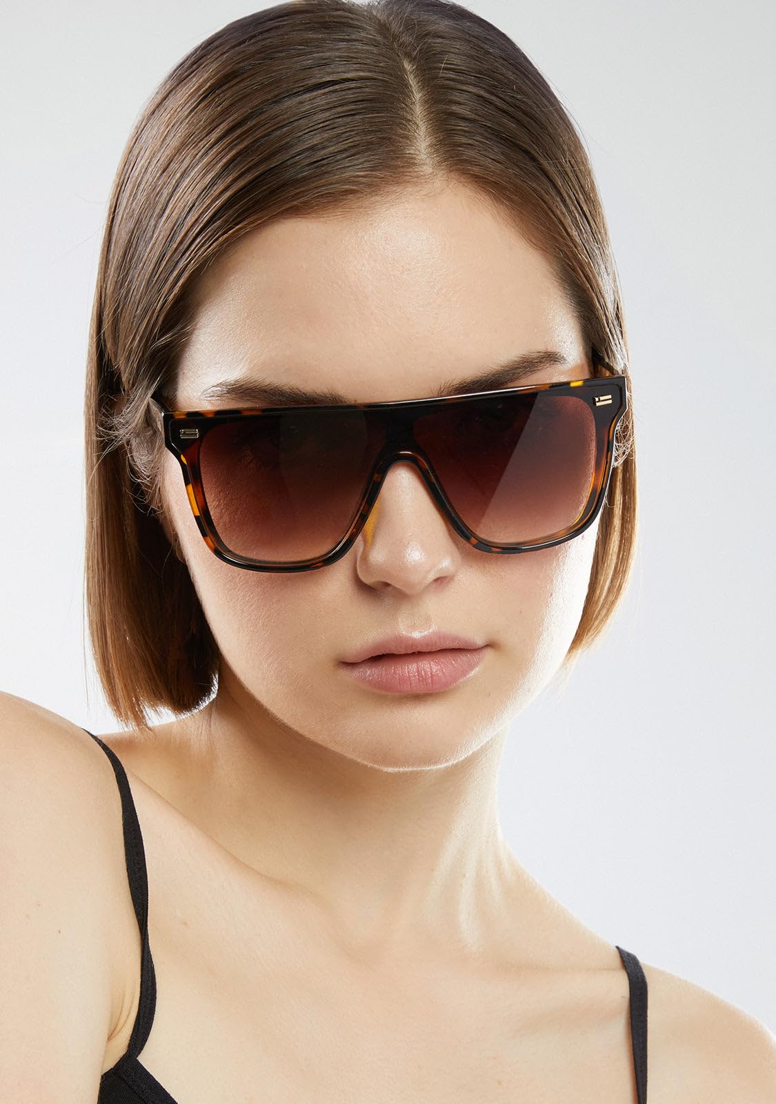 D.Franklin Gafas de sol unisex con cristales de protección UV - Modelo infinity - Rectangular - Para Hombre y Mujer - Sunglasses