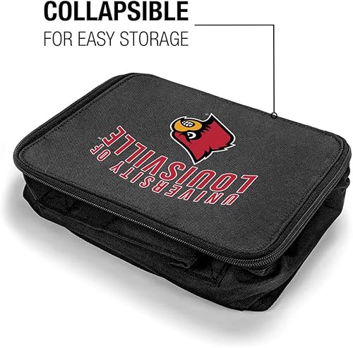 Miniatura 4 de Lonchera con logotipo primario de la Universidad de Louisville con aislamiento de lados suaves, bolsa de almuerzo reutilizable para trabajo de