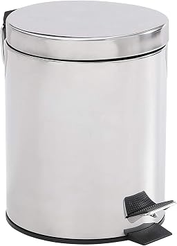 Modful Step Trash Can, Chrome
