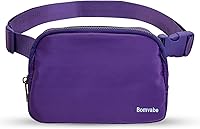 Vista 1 de Cangurera cruzada para mujer, mini bolsa para cinturón de 1 litro con correa ajustable de 32 a 51 pulgadas, bolsa de cintura pequeña para viajes