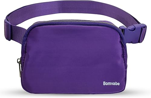 Cangurera cruzada para mujer, mini bolsa para cinturón de 1 litro con correa ajustable de 32 a 51 pulgadas, bolsa de cintura pequeña para viajes y