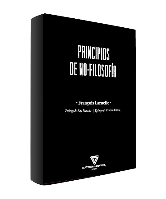 Portada de Principios de la no-filosofía
