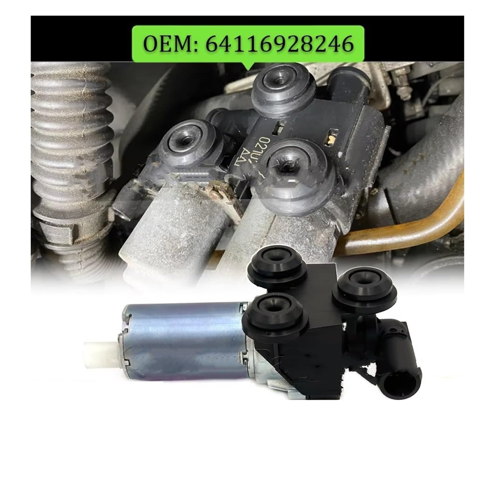 Bomba Agua Auxiliar Para E81 E87 E90 Para X1 116I 120I 318I 320I Bomba De Calentador Agua Auxiliar Eléctrica Adicional Válvula Refrigeración Motor