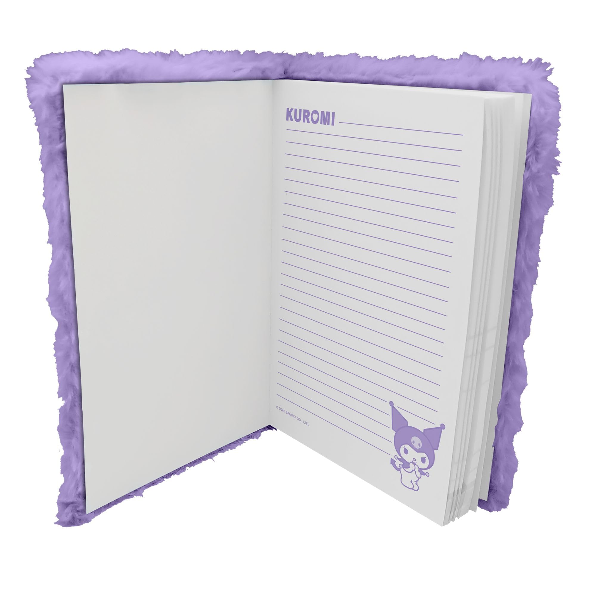 KIDS EUROSWAN SL KUROMI PLUSH NOTEBOOK, Purple - Image 3