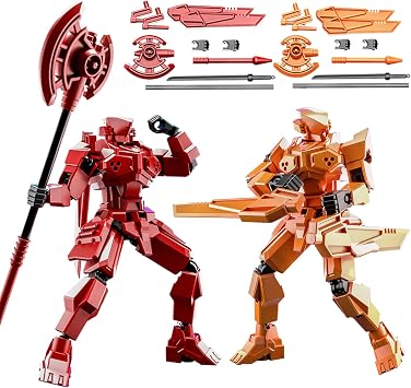T13 Action Figure 2Pack Sets, Already Assembled Titan 13 Warrior Figures, Multi-Jointed Movable Action Figure, Lucky 13 Collectible Toy, Dummy 13 Action Figures for 6 7 8 9 10 11 12 Years Old Kids