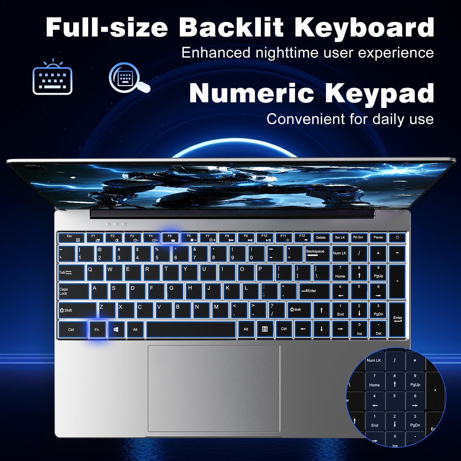 FUNYET Laptop Windows 11 - i5, 16GB RAM, 512GB SSD -5