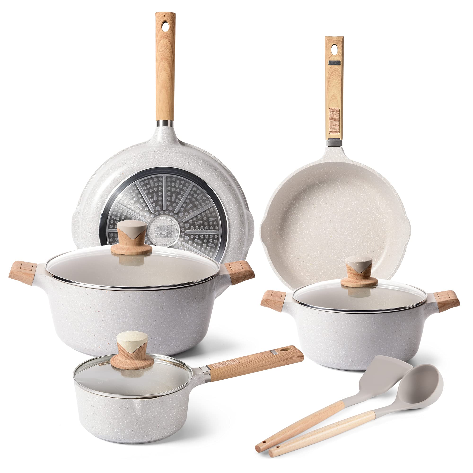 Buy Cookware Set VONIKI Pots and Pans Set Nonstick Cooking Pots and