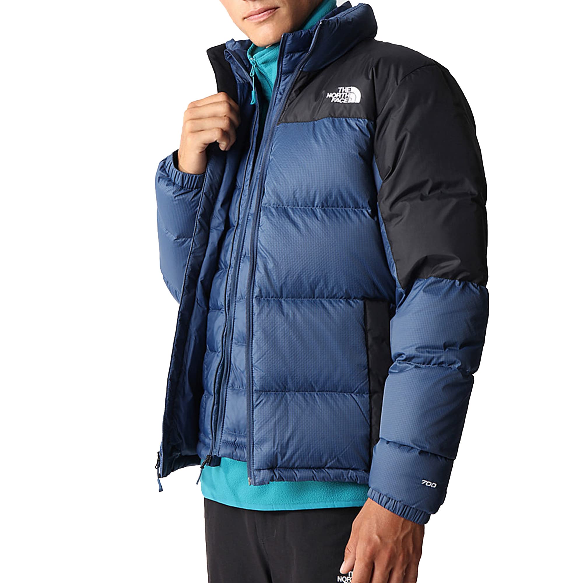 THE NORTH FACE Diablo Chaqueta, Shady Blue-TNF Black, XXL para Hombre